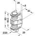 Plinth Adjuster with Bracket Press Fit Load capacity 80 kg