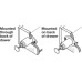 Drawer Latch for Screw fixing Flexa-Touch Plastic Beige