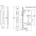 Sashlock Case Mortice Cylinder Square Forend Case Size 92 mm Startec Backset 60 mm case size 92 mm satin stainless steel
