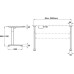 Electric Height Adjustable Desk Frame Frame Set for 2 Leg Workstation Load carrying capacity (including desktop) 70 kg Silver RAL 9006 finish