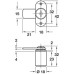 Cylinder Cam Lock without Key Trap Ø 18 mm Cylinder Closure direction 90° B (CEH) Keyed alike: key change FH1