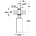 Soap Dispenser Grohe Contemporary Polished chrome Grohe model 40536