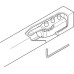 Track Stopper for Sliding Interior Doors Hawa-Junior Top hung system Zinc alloy housing