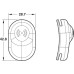 Key with Wristband for Dialock Terminals with Tag-it ™ Processors Technology: Tag-it™ ISO red