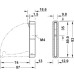Coat Hook Zinc Alloy 74 x 93 mm Folding Polished chrome finish