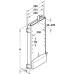 LED TV Lift 3 Section Telescopic Lift Travel 1000 mm Remote controlled with RF and manual switch With automatic reverse function black painted steel