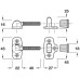 Sash Fastener Economy Zinc Alloy Zinc plated