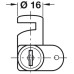 Cylinder Cam Lock for Wooden Furniture with Straight Cam Closure direction 180° 5-8 random key changes right hand