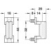 Spring Catch for Screw Fixing and Press Fitting Steel and Nylon With counterpiece