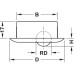 Roller Glide without Brake Plastic For press fitting Wheel Ø 15 mm load capacity 50 kg