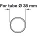 Railing Tube Straight Bar Railing System Ø 25-51 mm length 2500-5000 mm Ø 38 mm length 2500 mm polished chrome finish