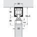 Complete Set for Sliding Interior Doors Hawa-Junior 40 Top hung system For 1 door Junior 40/Z