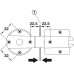 Table Connector for Connecting Separate Table Tops Steel For connecting tables table tops chairs beds etc. Galvanized