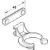 Plinth Clip for Häfele AXILO™ 78 Plinth System with panel holder plastic Screw fixing