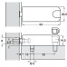 Sprung Push Catch for Opening Doors without Handles Grey