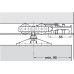 Complete Set for Sliding Interior Doors Hawa-Junior 40 Top hung system For 1 door Junior 40/Z