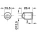 Premium 5 cylinder removable core Symo warehouse locking system Pin tumbler cylinder without key nickel plated