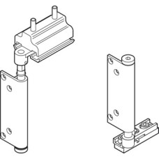 Pivot Set for Folding Patio Doors Slido Fold 100 Top hung end folding system Gold finish