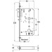 Night Latch Case Mortice Cylinder Case Size 92 mm Startec Backset 60 mm case size 92 mm satin stainless steel
