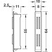Magnetic Catch Pull 8.0 kg for Mounting into Metal or Plastic White catch
