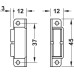 Magnetic Catch Pull 5.0 kg for Screw Fixing Heat Resistant Aluminium catch and steel counterpiece