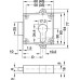 Rim Lock Housing with Aperture for Profile Cylinder Universal Can be combined with profile cylinder Backset 40 mm matt nickel plated