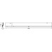 Profile for Fixed Mirror Programma Cap Range PBA For use with PBA Programma Cap mirror Grey finish