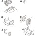 Complete Set for 1 Door for Sliding Interior Pocket Doors Pocket Hideaway Top hung system Max. door width 915 mm