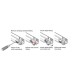 4D Clip Add On for all Dynapro Runners Plastic Grey