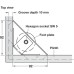Plinth Adjusting Fitting with Bracket for Cabinet Plinth Steel For insertion in a groove and screw fixed Load capacity 150 kg
