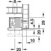 Plinth Adjuster with Bracket Press Fit and Screw Fixing Load Capacity 150 kg Load-bearing capacity 150 kg For panel thickness 19 mm