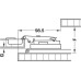 Hinge Set for Inset Pivot Sliding Cabinet Doors Accuride 1432 For vertical use Ø 40 mm cup hinge set for door thickness 22-32 mm