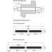 Slot Ventilator Plastic Trimvent Select XS13 Deflects air up down or both and straight Vent length 411 mm canopy length 411 mm white