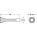 Spring Door Stop Wall Mounted Overall Projection 78 mm Steel with Plastic Buffer Zinc plated