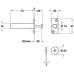 Door Piston with Magnet for Sliding Interior Pocket Doors Pocket Hideaway Top hung system Zinc plated finish
