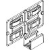 Floor Guide for Sliding Glass Interior Doors Hawa-Junior Top hung system Silver anodised aluminium finish