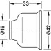 Door Holder Pull 10 kg for Wall Mounting Magnetic Brown
