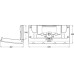 Baby Changing Unit Horizontal Style Supports static load of 113 kg Off white finish
