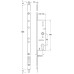 Slave Unit Mortice Cylinder Front Plate Width 16 mm Steel and Brass Backset 35 mm