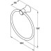 Towel Ring Zinc Alloy Provence Polished chrome finish