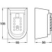 Key Safe with High Security 10 Digit Lock Dimensions (W x D x H): 65 x 56 x 105 mm