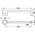 Lock Handle for Screw Fixing Symo 3000 Zinc alloy Nickel plated