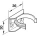 Plinth Clip and Bracket for Adjustable Plinth Feet Screw Fixing Häfele Axilo™ 48 Plastic black Screw fixing