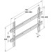 LED TV Lift 3 Section Telescopic Lift Travel 1000 mm Remote controlled with RF and manual switch With automatic reverse function black painted steel
