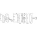 Window Lock Sash Sliding Diecast Zinc Alloy High Security Cam-Lok Body gold
