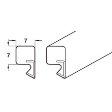 Door Perimeter Seal for Folding Patio Doors Slido Fold 100-U Top hung end folding system Length 6 m brown finish