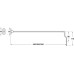 Filing Rails with Stop Rails for Drawer Length 450-550 mm Screw fixing For drawer length 500 mm