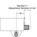 Soft Close for Hinged Doors for 110° Full Overlay Hinge Plastic Ideal for kitchen bedroom and bathroom cabinets Grey (1 pc = 5 soft closes)