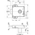 Espagnolette Lock Standard-Nova Case Backset 40 mm Symo 3000 For combination with Symo cylinder removable core For profile rod  Ø 8 mm unhanded
