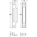 Rebate Set for Mortice 3 Lever Sashlock Steel Electro brassed